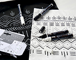 K92751 Set 4 Rotuladores KREUL Textile Marker opacos Black White Kreul - Ítem1