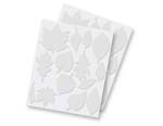 L01215 Adhesif mousse 3D feuilles blanc mesures assorties Scrapbook Adhesives by 3L - Article1