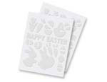 L01220 Adhesif mousse 3D formes de paques blanc Scrapbook Adhesives by 3L - Article1