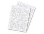 L01221 Adhesivo espuma 3D formas de fiesta blanco Scrapbook Adhesives by 3L - Ítem1