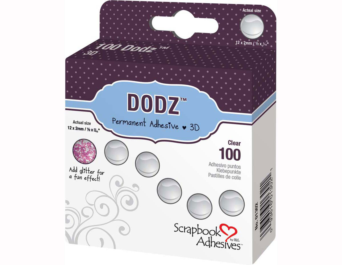 L01302 Points adhesifs de gomme DODZ 3D Scrapbook Adhesives by 3L