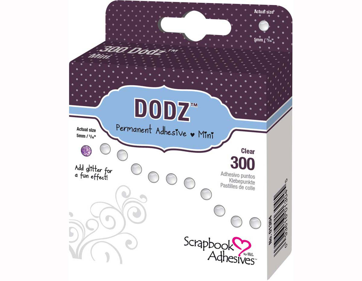 L01304 Points adhesifs de gomme DODZ plats Scrapbook Adhesives by 3L