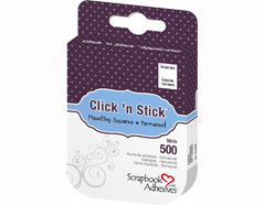 L01600 Cuadrados adhesivos Clickn Stick blanco Scrapbook Adhesives by 3L - Ítem