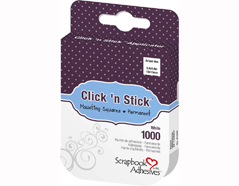 L01609 Cuadrados adhesivos Clickn Stick blanco Scrapbook Adhesives by 3L - Ítem