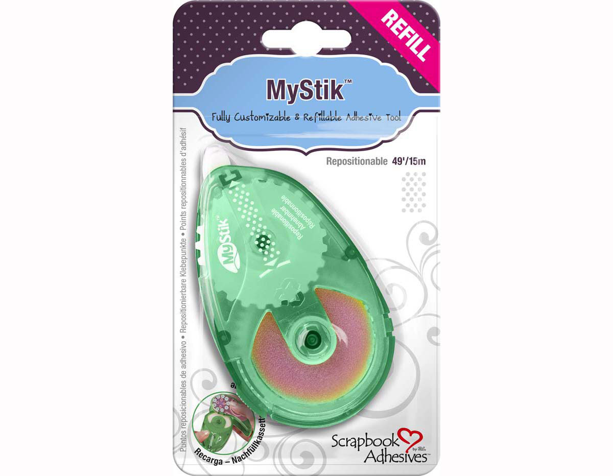 L01658 Adhesivo mini puntos removible MyStick Recarga Scrapbook Adhesives by 3L