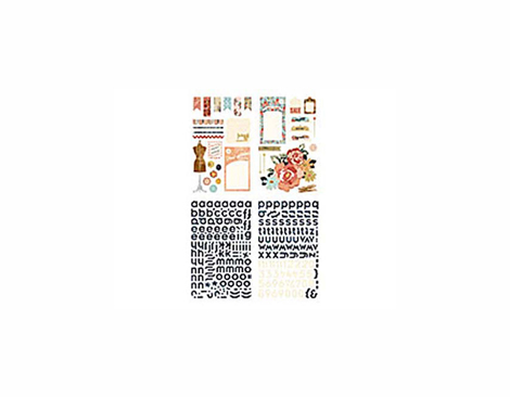 LCL-3876 LUCILLE - PRINTED CHIPBOARD Basic Grey