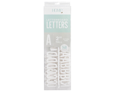 LP-006-00016 Set 148 letras Letter Pack White para Letter Board DCWV - Ítem