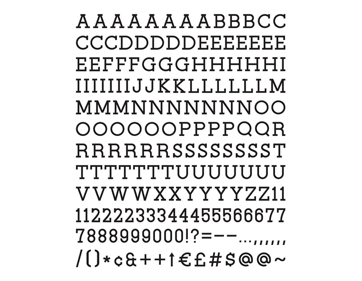 LP-006-00017 Set 188 letras Letter Pack Black para Letter Board DCWV