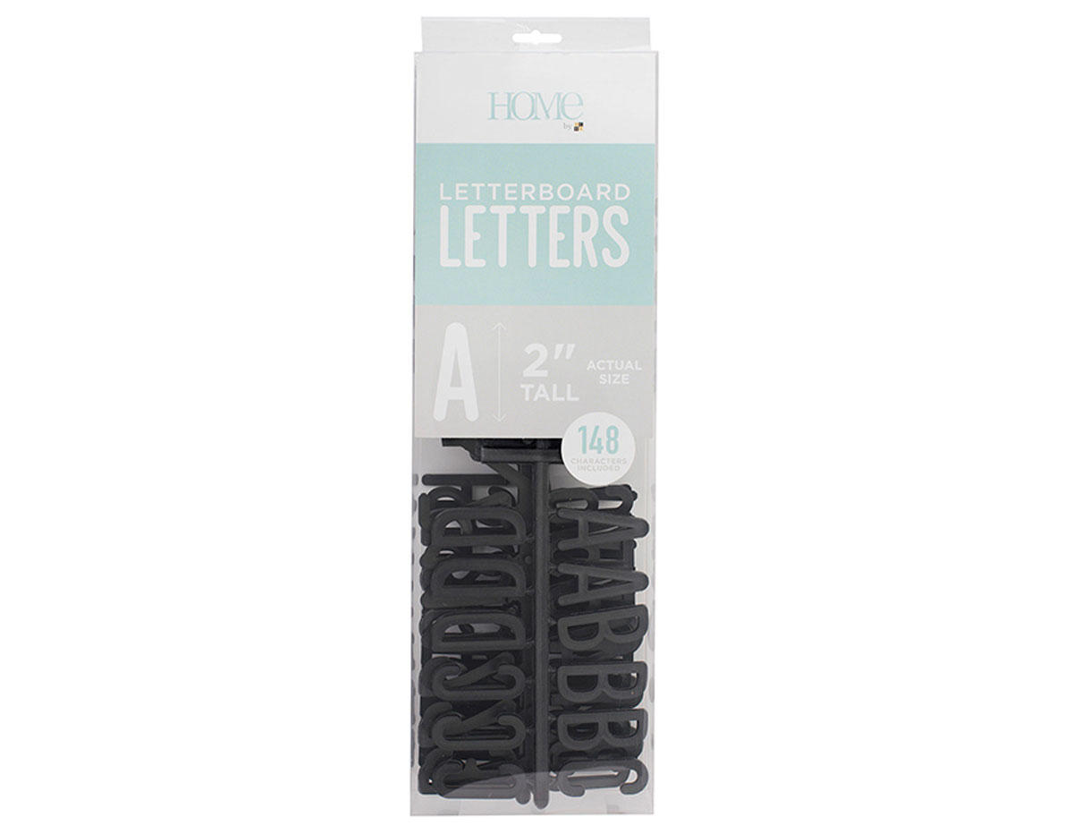 LP-006-00018 Set 148 letras Letter Pack Black para Letter Board DCWV