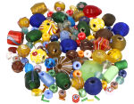 MIX-N-11 Perles en verre en differentes formes tailles et couleurs 300gr aprox Innspiro - Article3