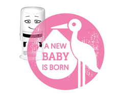NI2005 Tampon standard pour base NIO A new baby is born NIO - Article