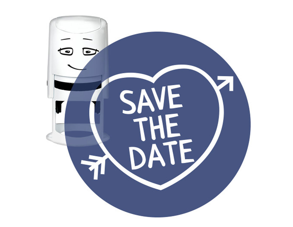 NI2009 Tampon standard pour base NIO Save the date c ur NIO