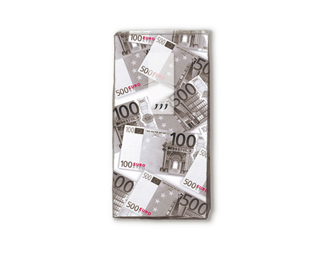 P01006 Mouchoirs TT EURO 11X5 5cm (10u ) Paper Design