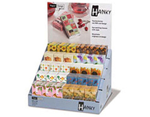 P01933 Display MOUCHOIRS Hanky Display Automne 40x32x38cm (1u ) Paper Design - Article