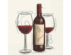 P200642 Serviettes de papier Vino rosso Paper Design - Article