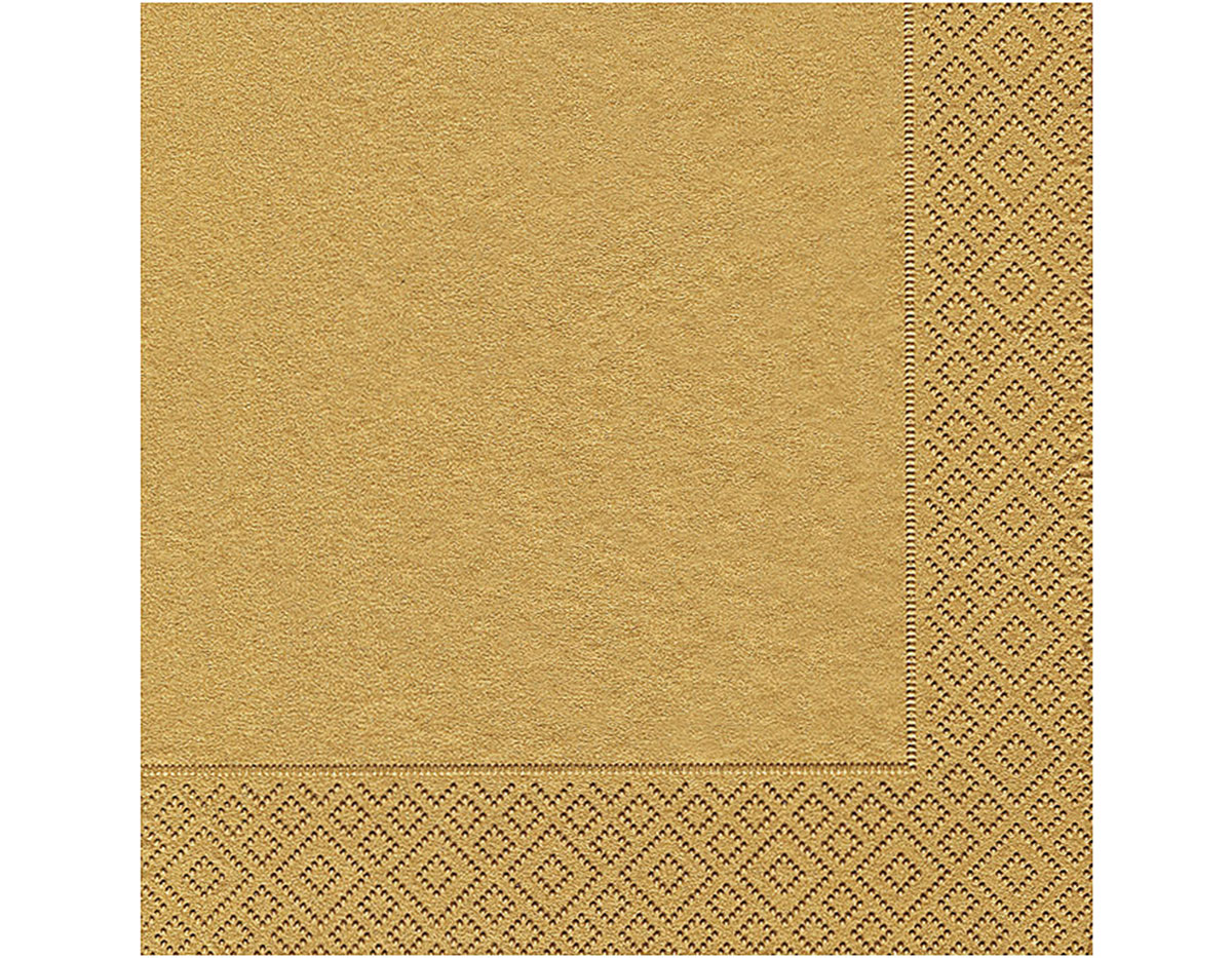 P20085 Serviettes papier uni gold Paper Design