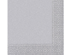 P20086 Serviettes papier uni silver Paper Design - Article