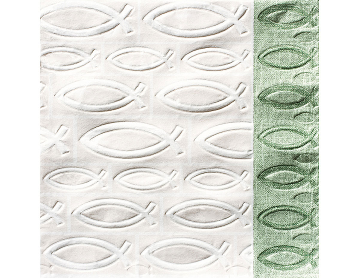 P24006 Serviettes papier Moments ichthys Paper Design
