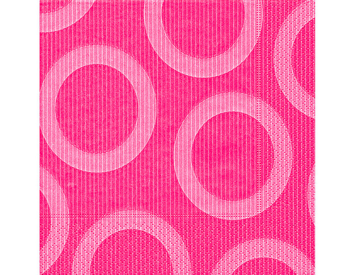 P28203 Serviettes papier cercles rose Paper Design