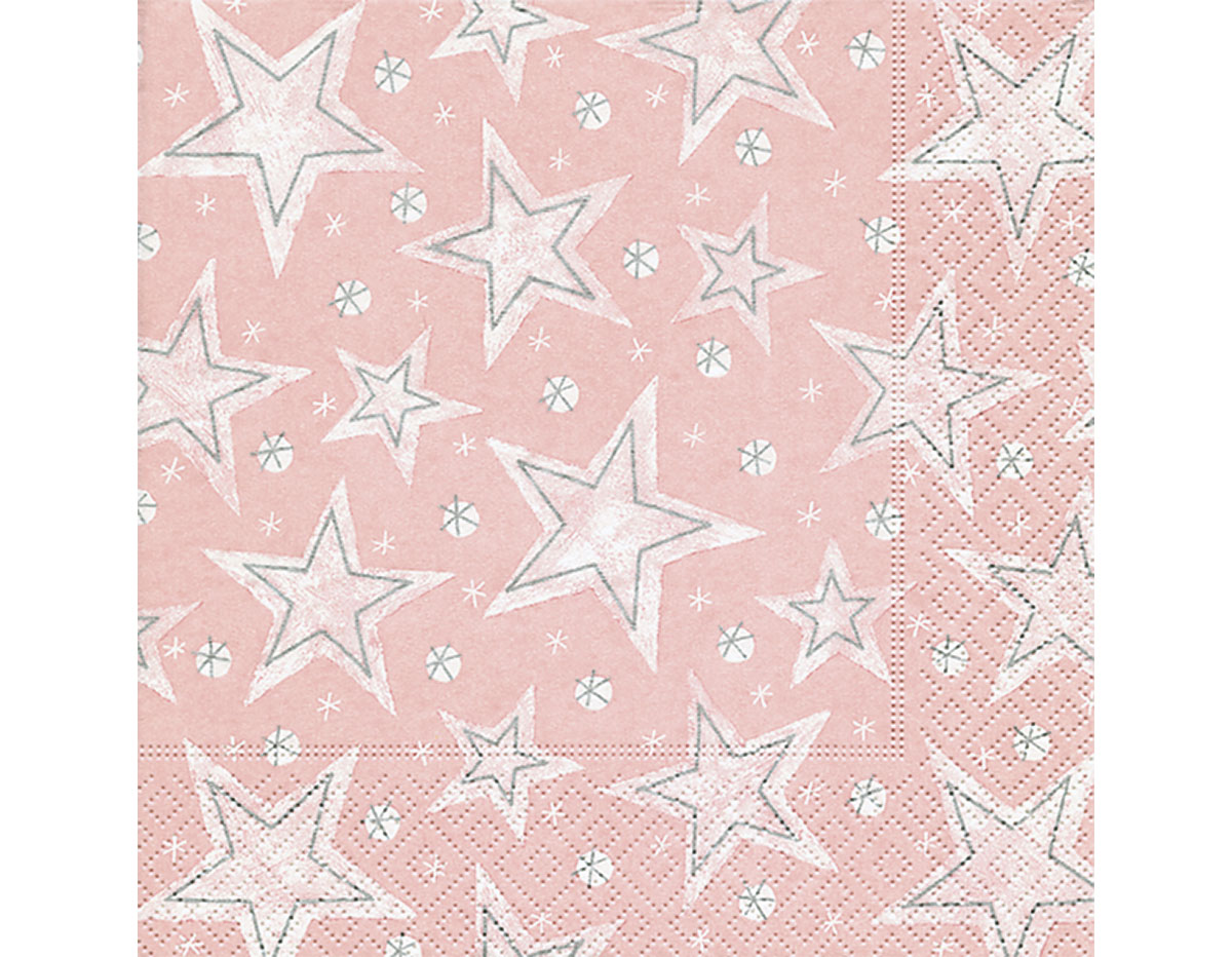 P600012 Servilletas papel Stellar dust rose Paper Design
