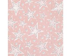 P600012 Servilletas papel Stellar dust rose Paper Design - Ítem