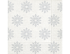 P600077 Servilletas papel Starry white and silver Paper Design - Ítem