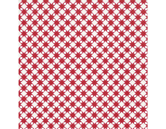 P600156 Servilletas papel Star pattern red 33x33cm 20u Paper Design - Ítem