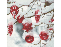 P600177 Serviettes papier Winter snowy 33x33cm 20u Paper Design - Article