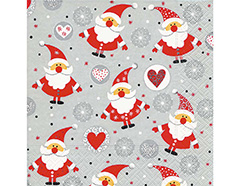 P600230 Serviettes de papier Funny Santas Paper Design - Article