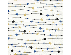 P600296 Servilletas papel Stars in lines blue Paper Design - Ítem