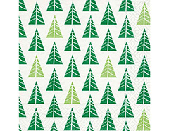 P600299 Serviettes de papier Pointed trees green Paper Design - Article