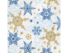 P600319 Serviettes de papier Delicate stars blue Paper Design - Article