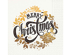 P600331 Serviettes de papier Christmas wreath Paper Design - Article