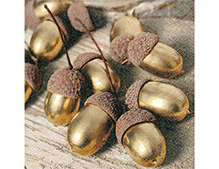 P600340 Servilletas papel Golden acorns Paper Design - Ítem