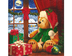 P60755 Serviettes papier teddy s christmas Paper Design - Article