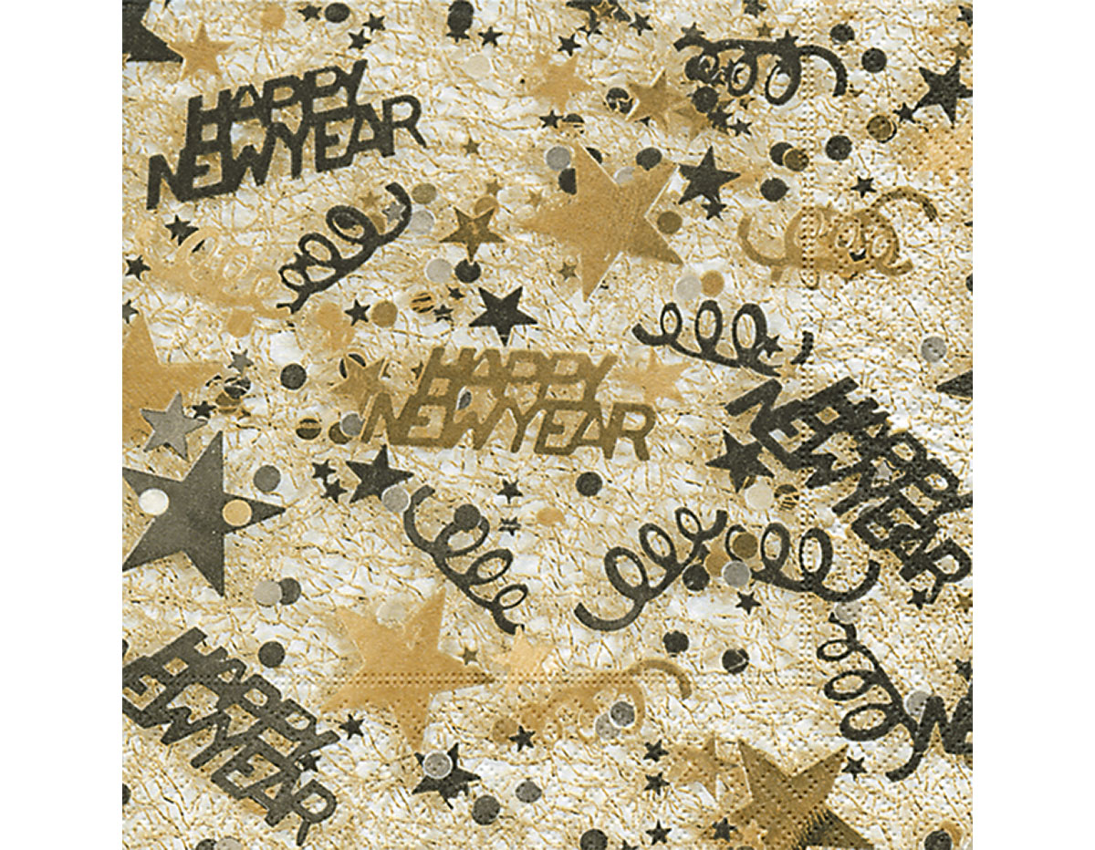 P60890 Servilletas papel New Year s eve Paper Design