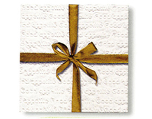 P64008 Serviettes cadeau special blanc et dore 33x33-16u Paper Design - Article