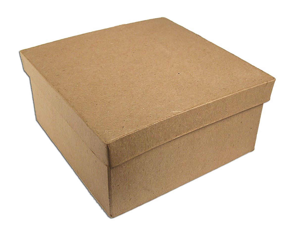 PM1051C PM1052C PM1054C Caja papel mache cuadrada Innspiro