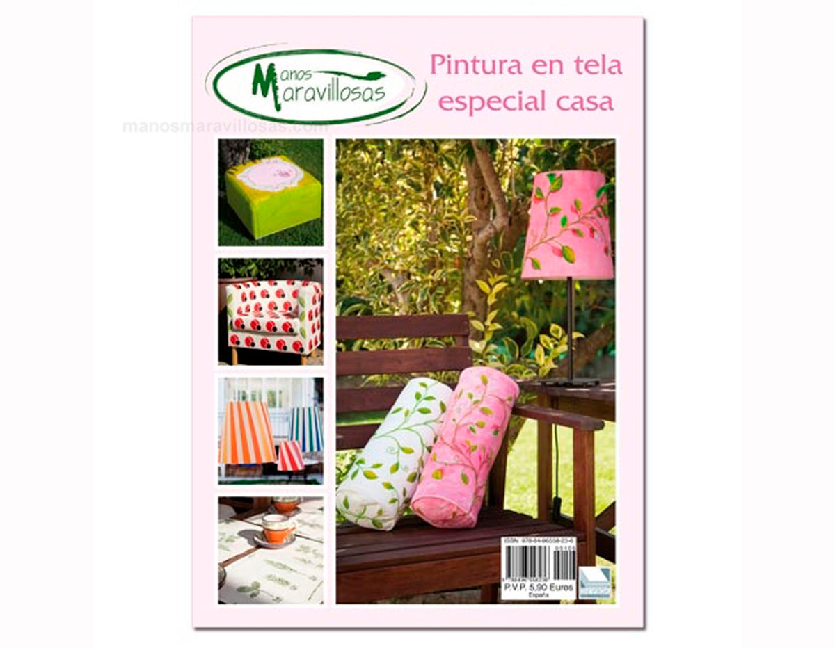 R106 Revista PINTURA TELA Pintura en tela especial casa Manos Maravillosas