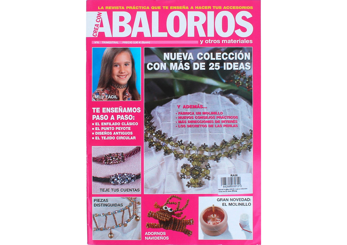 RA06 Revista ABALORIOS Nueva coleccion con mas de 25 ideas 66 pag Crea con abalorios