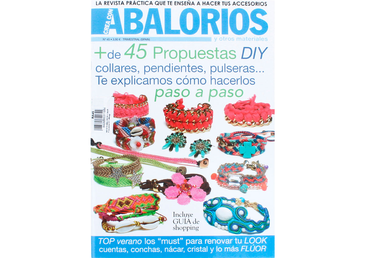 RA45 Revista CUENTAS Y ABALORIOS Mas de 45 propuestas diy n45 Crea con abalorios
