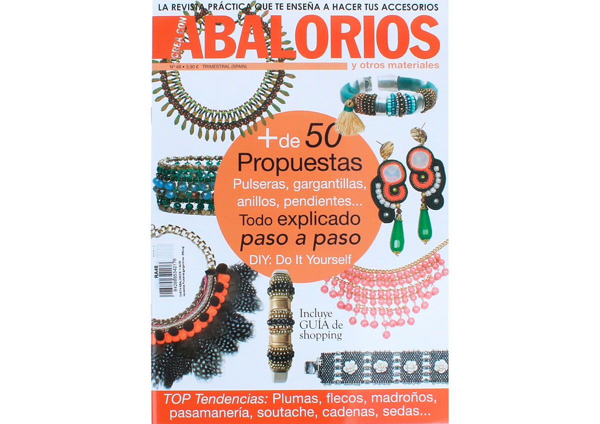 RA48 Revista CUENTAS Y ABALORIOS Mas de 50 propuestas pulseras gargantillas y mas n48 Crea con abalorios