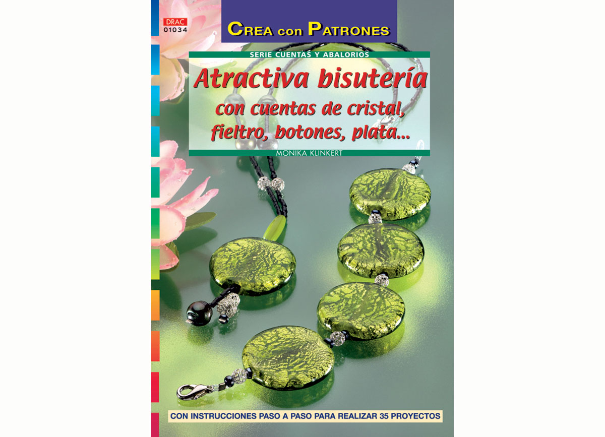 RD1034 Revista CUENTAS Y ABALORIOS Atractiva bisuteria con cuentas cristal 32 pag El drac