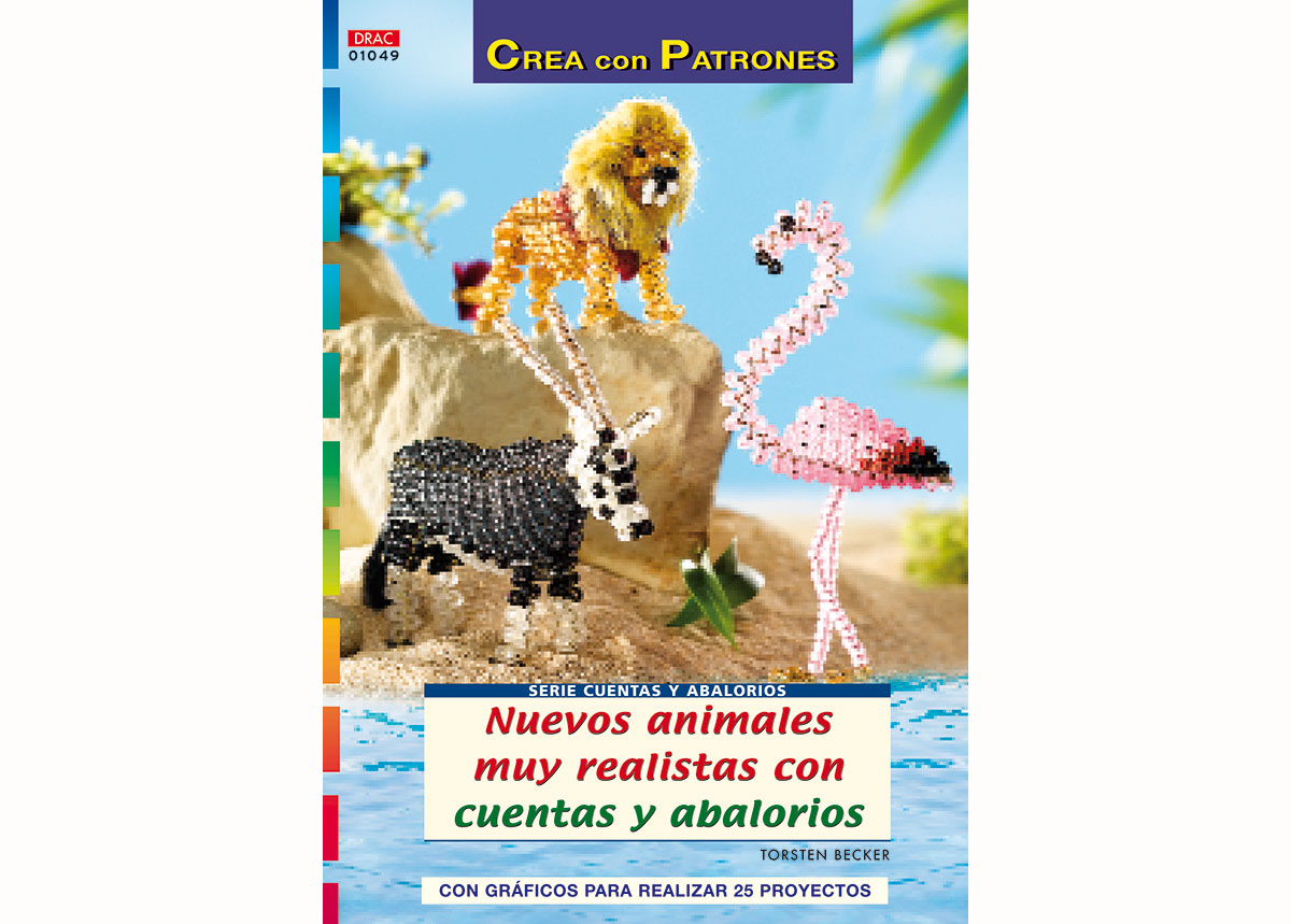 RD1049 Revista CUENTAS Y ABALORIOS Nuevos animals muy realistas con cuentas y abalorios El drac