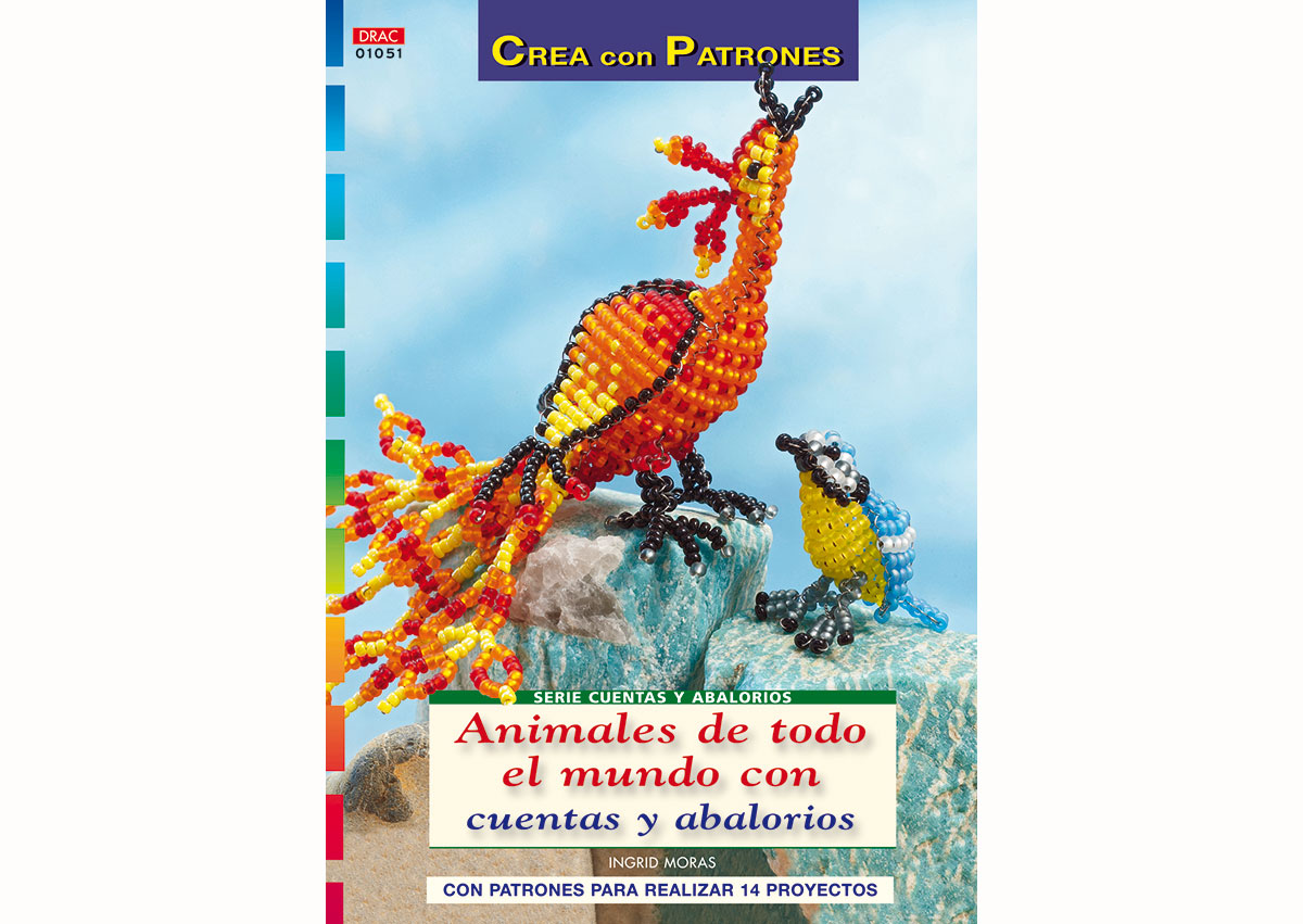 RD1051 Revista CUENTAS Y ABALORIOS Animales de todo el mundo con cuentas y abalorios El drac
