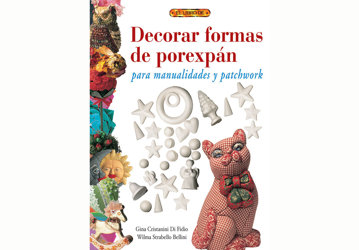 RD3106 Libro POREX Decorar formas de porexpan para manualidades i patchwork El drac
