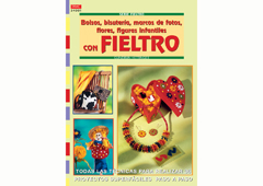 RD34001 Revista FIELTRO Bolsos bisuteria marcos de fotos con fieltro El drac - Ítem