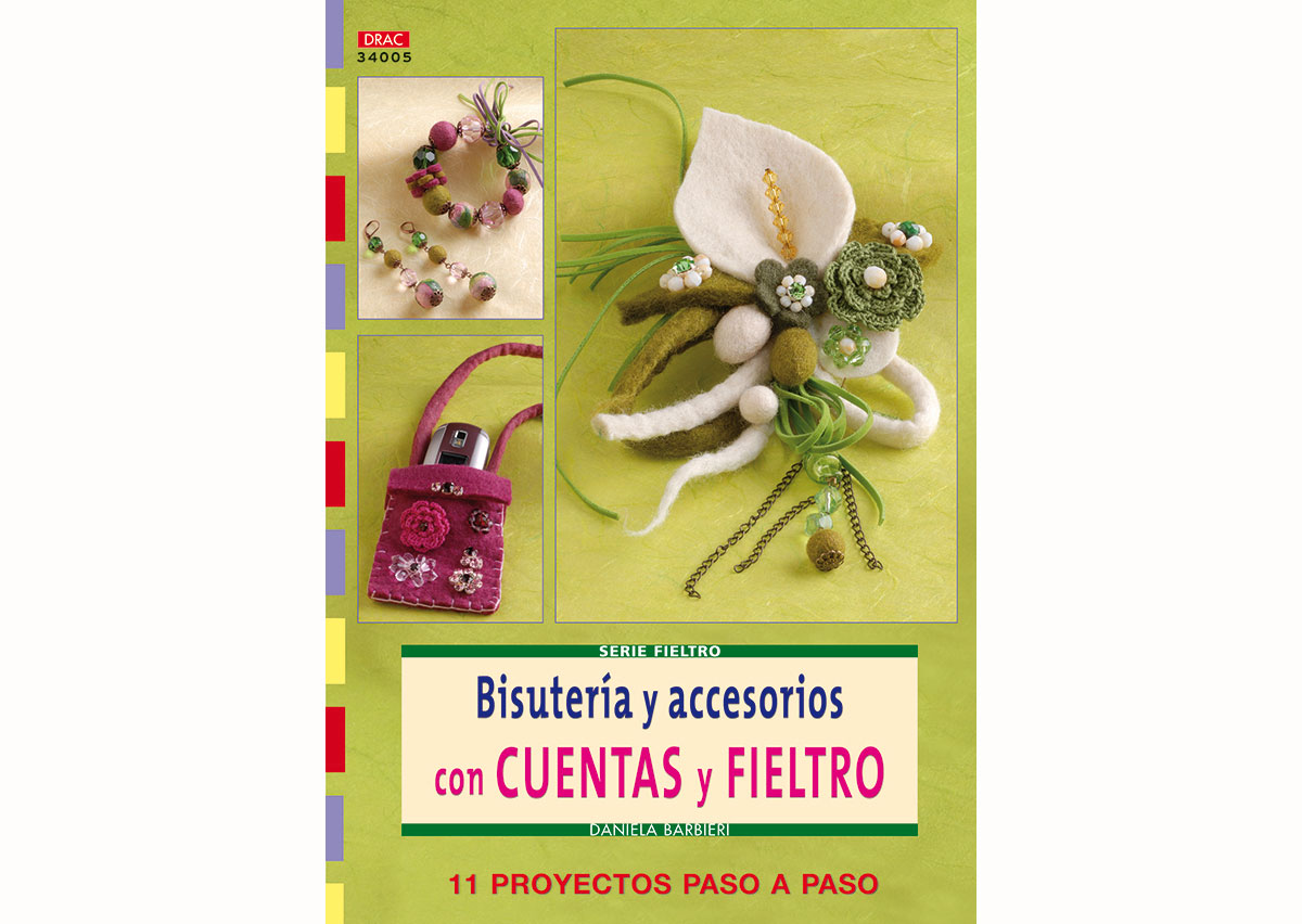RD34005 Revista CUENTAS Y ABALORIOS Bisuteria y accesorios con cuentas y fieltro El drac