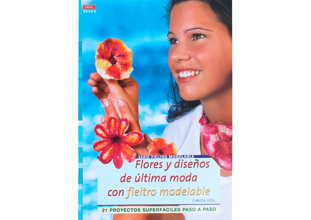RD36005 Revista FIELTRO Flores y disenos de ultima moda con fieltro modelable El drac