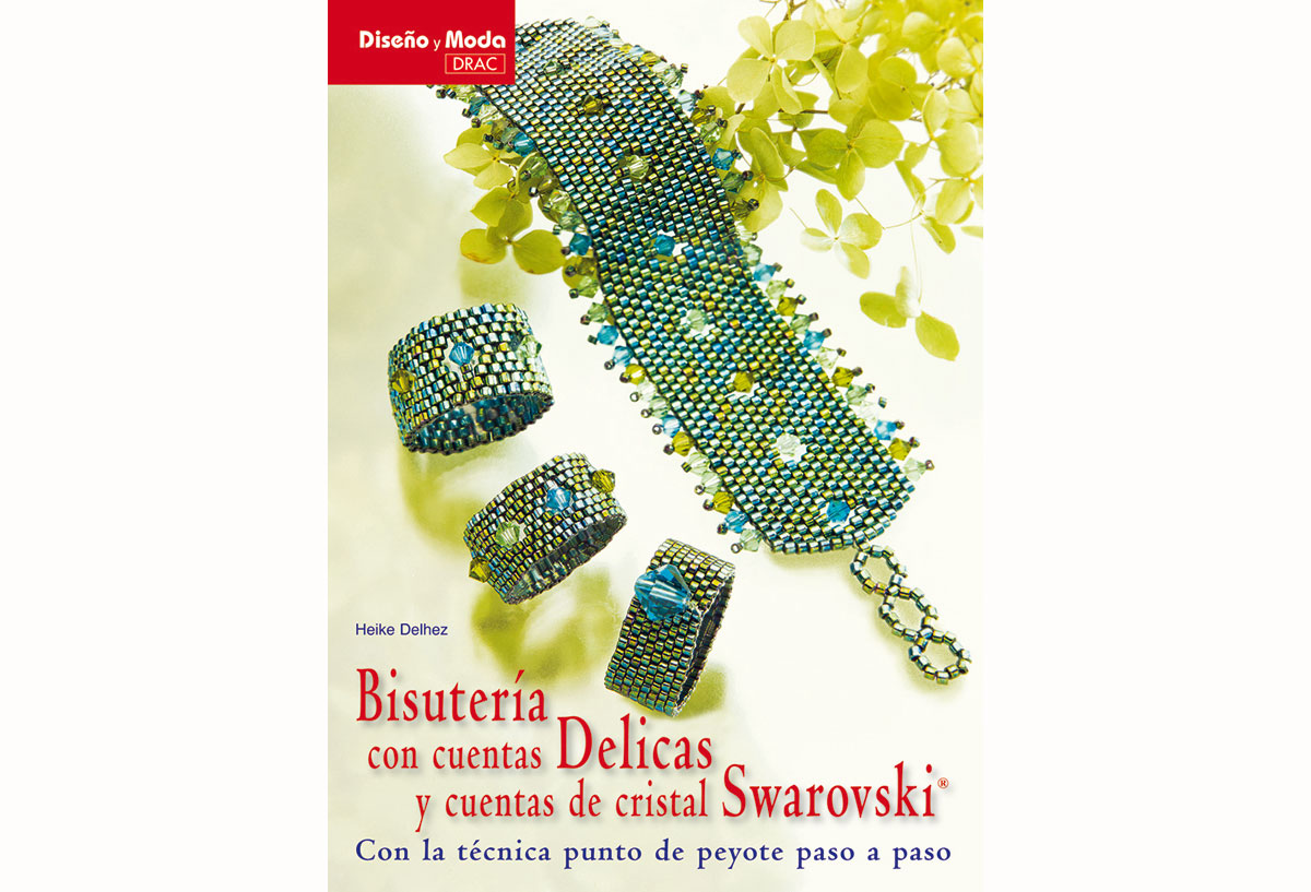 RD49004 Libro SWAROVSKI Bisuteria con cuentas delicas y cuentas de cristal swarovski El drac